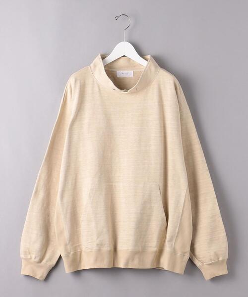 WELLDER(ウェルダー)の「<WELLDER (ウェルダー) > スタンドカラー スウェット(スウェット・メンズ・ブラック/ナチュラル・5/4/3)」の2枚目の写真