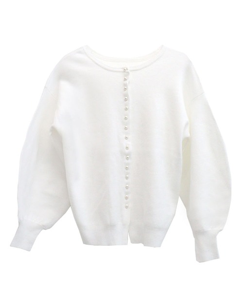 DONOBAN（ドノバン）の「2wayパールボタンカーディガン（カーディガン/ボレロ・レディース・ホワイト/グレー/ブラック系その他・F）」の12枚目の写真