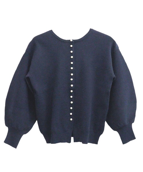 DONOBAN（ドノバン）の「2wayパールボタンカーディガン（カーディガン/ボレロ・レディース・ホワイト/グレー/ブラック系その他・F）」の8枚目の写真