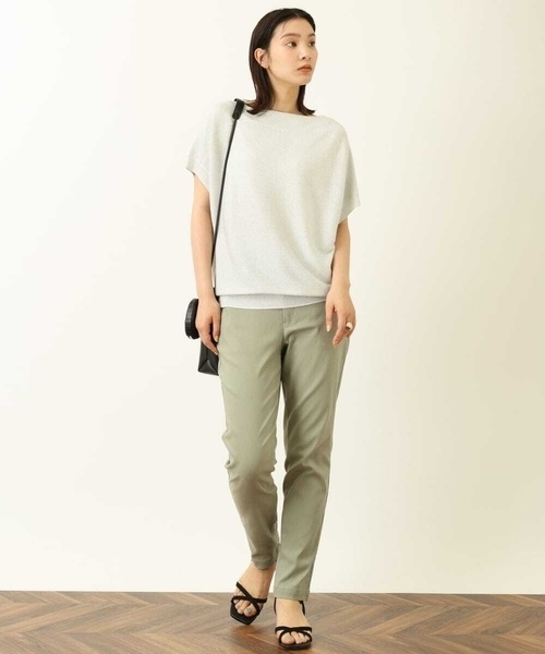 a.v.v(アーヴェヴェ)の「ハイパーストレッチ美脚スリムパンツ(その他パンツ・レディース・カーキ/ライトグレー/チャコールグレー/ブラック・34/38/36/40/32/42/44)」の7枚目の写真