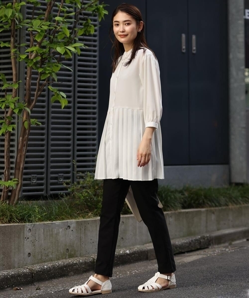 a.v.v(アーヴェヴェ)の「ハイパーストレッチ美脚スリムパンツ(その他パンツ・レディース・カーキ/ライトグレー/チャコールグレー/ブラック・34/38/36/40/32/42/44)」の21枚目の写真