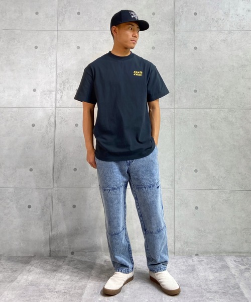 SANTA CRUZ（サンタクルーズ）の「【ムラサキスポーツ別注】SANTACRUZ/サンタクルーズ ルーズシルエット バックプリントTシャツ 502221416（Tシャツ/カットソー・メンズ・ブラック/ホワイト・M/XL/XXL/L）」の7枚目の写真