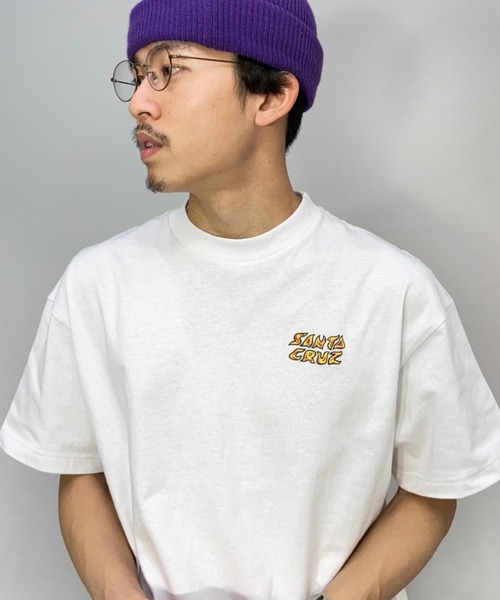 SANTA CRUZ（サンタクルーズ）の「【ムラサキスポーツ別注】SANTACRUZ/サンタクルーズ ルーズシルエット バックプリントTシャツ 502221416（Tシャツ/カットソー・メンズ・ブラック/ホワイト・M/XL/XXL/L）」の21枚目の写真