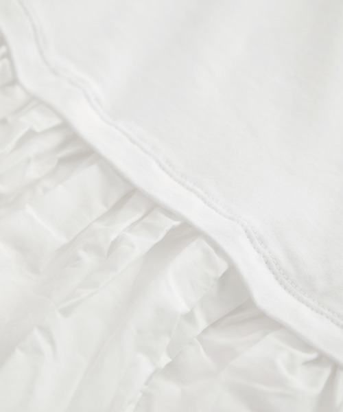 ROPE' PICNIC（ロペピクニック）の「【リンクコーデ】バックギャザー切替チュニックトップス（Tシャツ/カットソー・レディース・ホワイト/ブラック/カーキ/グレー系その他・38）」の20枚目の写真