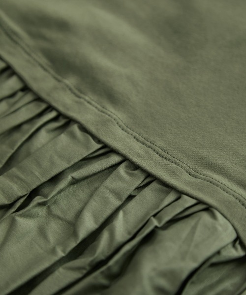 ROPE' PICNIC（ロペピクニック）の「【リンクコーデ】バックギャザー切替チュニックトップス（Tシャツ/カットソー・レディース・ホワイト/ブラック/カーキ/グレー系その他・38）」の17枚目の写真