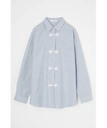 MOUSSY | CHINA BUTTON STRIPE シャツ(シャツ/ブラウス)