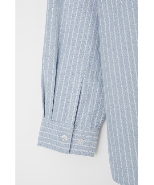 MOUSSY（マウジー）の「CHINA BUTTON STRIPE シャツ（シャツ