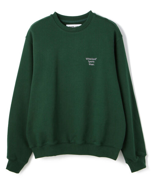 WHITELAND(ホワイトランド)の「WHITELAND/ホワイトランド/CREW SWEAT/クルーネック スウェット(スウェット・メンズ・ダークグリーン/オートミール・FREE)」の15枚目の写真