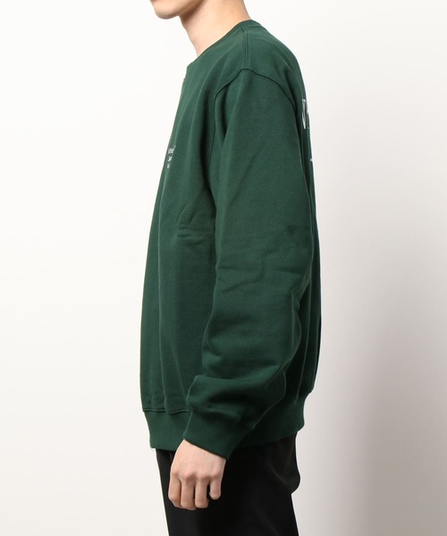 WHITELAND(ホワイトランド)の「WHITELAND/ホワイトランド/CREW SWEAT/クルーネック スウェット(スウェット・メンズ・ダークグリーン/オートミール・FREE)」の3枚目の写真