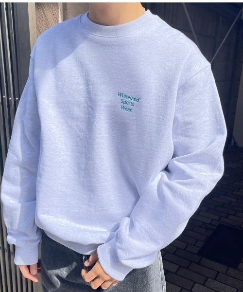 WHITELAND(ホワイトランド)の「WHITELAND/ホワイトランド/CREW SWEAT/クルーネック スウェット(スウェット・メンズ・ダークグリーン/オートミール・FREE)」の18枚目の写真