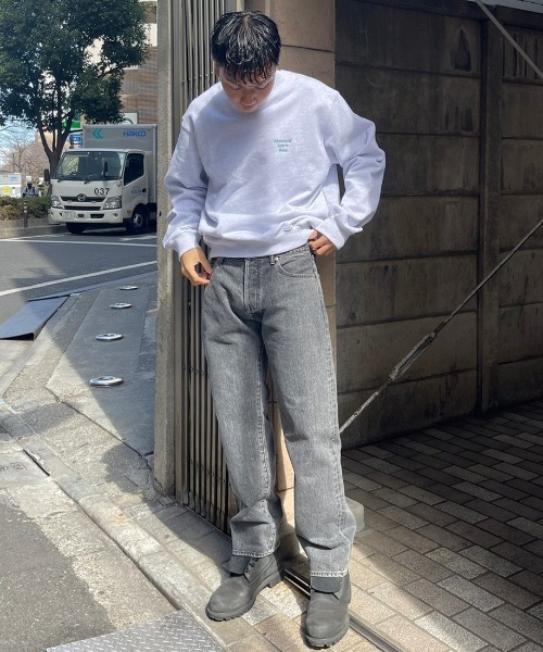 WHITELAND(ホワイトランド)の「WHITELAND/ホワイトランド/CREW SWEAT/クルーネック スウェット(スウェット・メンズ・ダークグリーン/オートミール・FREE)」の19枚目の写真