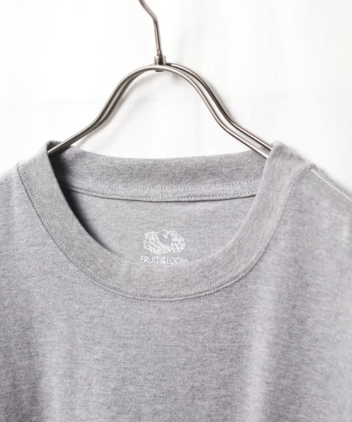 FRUIT OF THE LOOM（フルーツオブザルーム）の「/FRUIT OF THE LOOM/7oz HEAVY WEIGHT BIG T（Tシャツ/カットソー・メンズ・杢グレー/ホワイト/ブラック/カーキ・LARGE/X-LARGE/MEDIUM）」の8枚目の写真