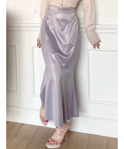 RESEXXY（リゼクシー）の「バックレースアップマーメイドスカート（スカート・レディース・オレンジ/ブルー/ラベンダー・FREE）」の3枚目の写真