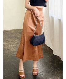 バックレースアップマーメイドスカート