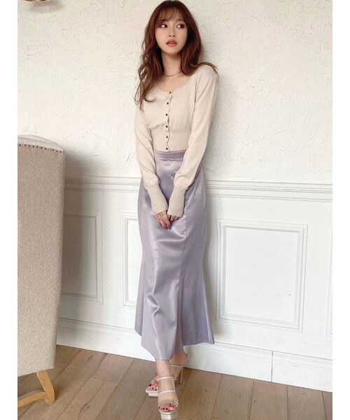 RESEXXY（リゼクシー）の「バックレースアップマーメイドスカート（スカート・レディース・オレンジ/ブルー/ラベンダー・FREE）」の11枚目の写真