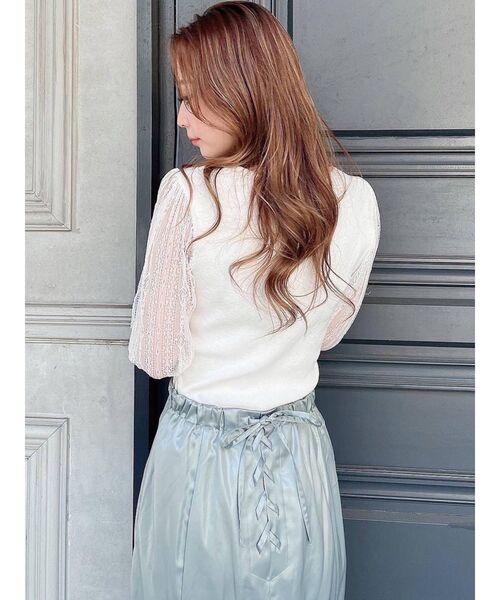 RESEXXY（リゼクシー）の「バックレースアップマーメイドスカート（スカート・レディース・オレンジ/ブルー/ラベンダー・FREE）」の14枚目の写真