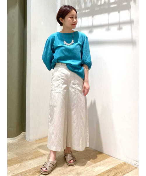 human woman（ヒューマンウーマン）の「◆レザーコードネックレス（ネックレス・レディース・ベージュ・ﾌﾘ-）」の12枚目の写真