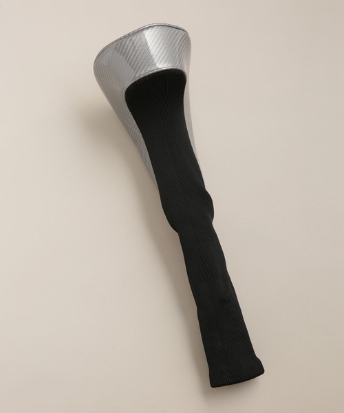 beats per minute(ビーツパーミニット)の「エナメルヘッドカバー(DW)(ゴルフグッズ・メンズ・シルバー/ブラック・FREE)」の6枚目の写真