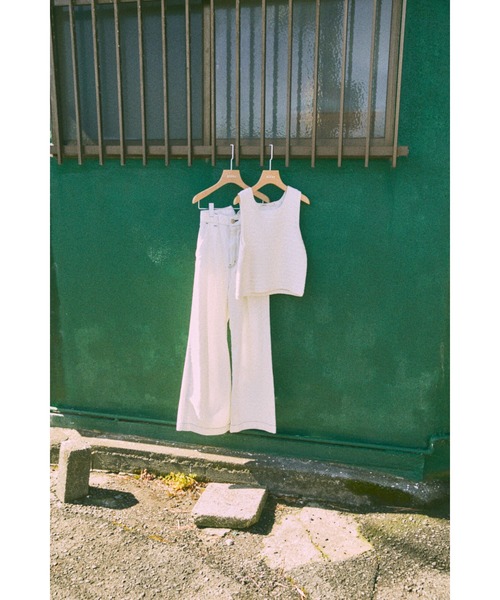 BLACK BY MOUSSY（ブラックバイマウジー）の「crochet knit vest（クロシェニットベスト）（ベスト・レディース・ホワイト/ブラック/ブラウン・FREE）」の15枚目の写真