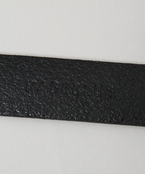 RAGEBLUE(レイジブルー)の「リアルレザーベーシックベルト(ベルト・メンズ・ブラック/ベージュ/ダークブラウン・FREE)」の10枚目の写真