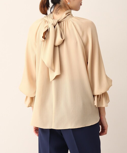 UNTITLED（アンタイトル）の「◆【STORY掲載】ヨーリューストライプブラウス（シャツ/ブラウス・レディース・ベージュ系その他6/ブルー系2/ベージュ系その他2・44/02/04/00/48）」の16枚目の写真