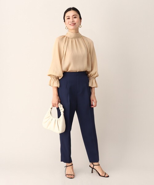 UNTITLED（アンタイトル）の「◆【STORY掲載】ヨーリューストライプブラウス（シャツ/ブラウス・レディース・ベージュ系その他6/ブルー系2/ベージュ系その他2・44/02/04/00/48）」の14枚目の写真