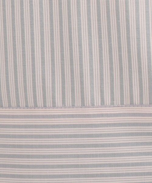 SHOO・LA・RUE（シューラルー）の「◆切替ストライプビッグシャツ（シャツ/ブラウス・レディース・ピンク系その他/ブルー系7/ライトグリーン系2・00）」の14枚目の写真