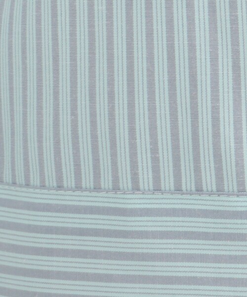 SHOO・LA・RUE（シューラルー）の「◆切替ストライプビッグシャツ（シャツ/ブラウス・レディース・ピンク系その他/ブルー系7/ライトグリーン系2・00）」の10枚目の写真