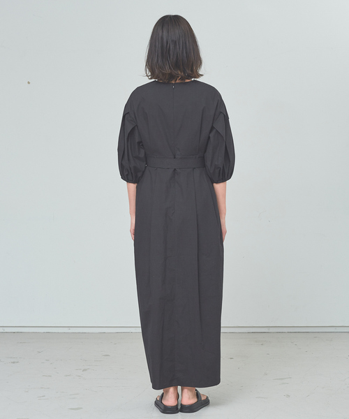 margaux（マルゴー）の「【MARGAUX】タックスリーブワンピース（ワンピース・レディース・ブルー/ブラック/レッド・フリー）」の11枚目の写真