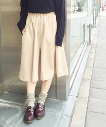 Kastane | 【Kastane】Wタックガウチョパンツ(その他パンツ)