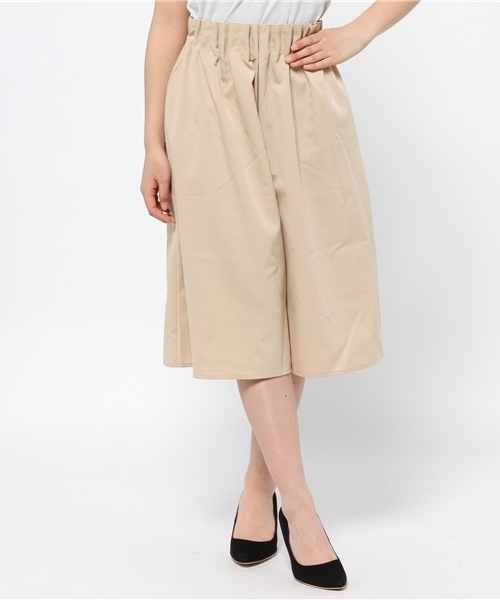 Kastane(カスタネ)の「【Kastane】Wタックガウチョパンツ(その他パンツ・レディース・グレー/カーキ/ベージュ・FREE)」の10枚目の写真