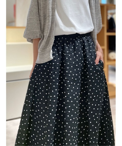 BEARDSLEY（ビアズリー）の「フレアースカート（スカート・レディース・ホワイト/ブラック・1/0）」の2枚目の写真