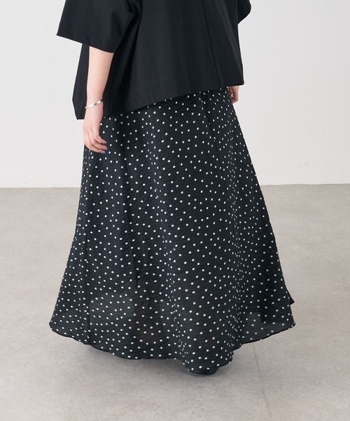 BEARDSLEY（ビアズリー）の「フレアースカート（スカート・レディース・ホワイト/ブラック・1/0）」の6枚目の写真