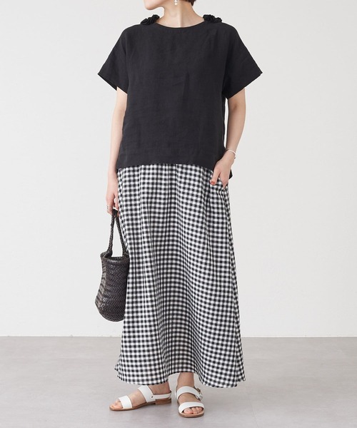 BEARDSLEY（ビアズリー）の「フレアースカート（スカート・レディース・ホワイト/ブラック・1/0）」の19枚目の写真