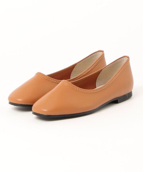 Balancoire（ブランコアール）の「【Made In Japan】やわらかアッパー フラット軽量パンプス（パンプス・レディース・ピンクベージュ/ブルー/シルバー/ブラック/ライトグレー/ボルドー/キャメル/ダークベージュ・24.0cm/23.5cm/23.0cm/22.5cm/24.5cm）」の5枚目の写真