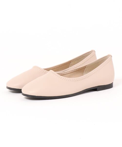 Balancoire（ブランコアール）の「【Made In Japan】やわらかアッパー フラット軽量パンプス（パンプス・レディース・ピンクベージュ/ブルー/シルバー/ブラック/ライトグレー/ボルドー/キャメル/ダークベージュ・24.0cm/23.5cm/23.0cm/22.5cm/24.5cm）」の6枚目の写真
