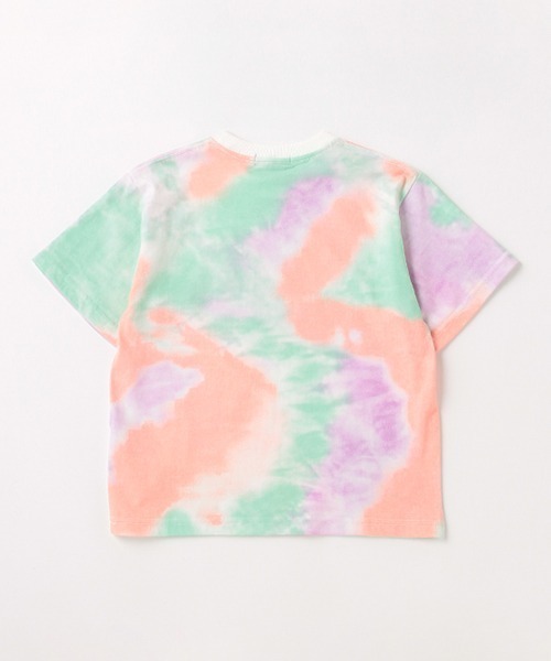 XLARGE KIDS(エクストララージキッズ)の「タイダイスランテッドOGゴリラ半袖Tシャツ(Tシャツ/カットソー・キッズ・ラベンダー/ライトブルー/ライトグリーン・100cm/80cm/90cm/130cm/140cm/110cm/120cm)」の4枚目の写真