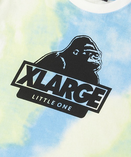 XLARGE KIDS(エクストララージキッズ)の「タイダイスランテッドOGゴリラ半袖Tシャツ(Tシャツ/カットソー・キッズ・ラベンダー/ライトブルー/ライトグリーン・100cm/80cm/90cm/130cm/140cm/110cm/120cm)」の10枚目の写真