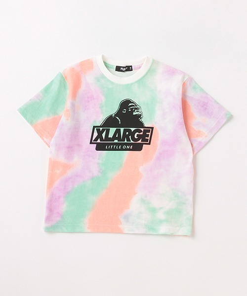 XLARGE KIDS(エクストララージキッズ)の「タイダイスランテッドOGゴリラ半袖Tシャツ(Tシャツ/カットソー・キッズ・ラベンダー/ライトブルー/ライトグリーン・100cm/80cm/90cm/130cm/140cm/110cm/120cm)」の20枚目の写真