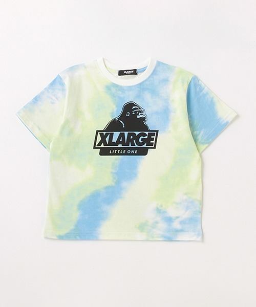 XLARGE KIDS(エクストララージキッズ)の「タイダイスランテッドOGゴリラ半袖Tシャツ(Tシャツ/カットソー・キッズ・ラベンダー/ライトブルー/ライトグリーン・100cm/80cm/90cm/130cm/140cm/110cm/120cm)」の21枚目の写真
