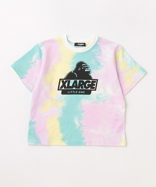 XLARGE KIDS(エクストララージキッズ)の「タイダイスランテッドOGゴリラ半袖Tシャツ(Tシャツ/カットソー・キッズ・ラベンダー/ライトブルー/ライトグリーン・100cm/80cm/90cm/130cm/140cm/110cm/120cm)」の22枚目の写真