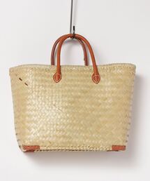 MIDWEST（ミッドウエスト）の「AFRICAN MARKET LINDA BASKET BAG LEATHER HANDLE MED（ショルダーバッグ）」