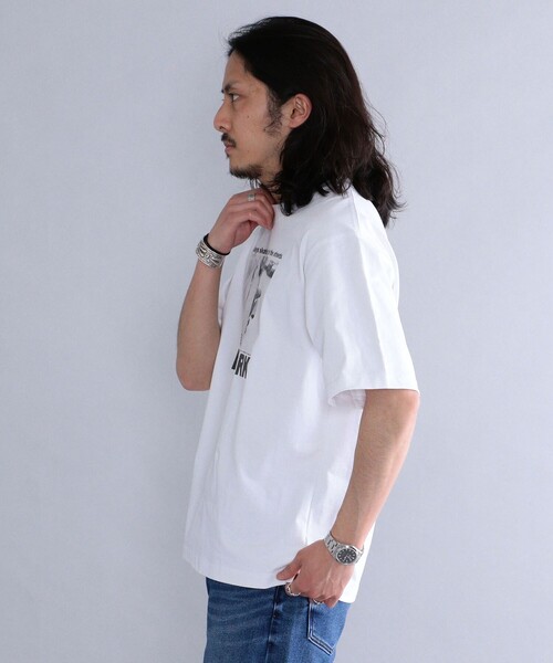 SHIPS(シップス)の「SHIPS: LIFE MAGAZINE フォトプリント Tシャツ(Tシャツ/カットソー・メンズ・ホワイト/ライトホワイト/ストーン/ホワイト系/オフホワイト・SMALL/MEDIUM/LARGE/X-LARGE)」の9枚目の写真