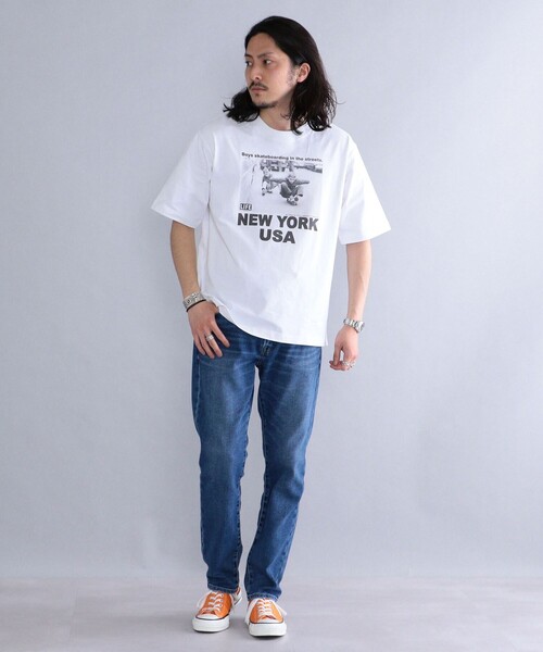 【THE FLAGSHIP】フォトプリントTシャツ SHIPS（シップス）の「SHIPS: LIFE MAGAZINE フォトプリント T