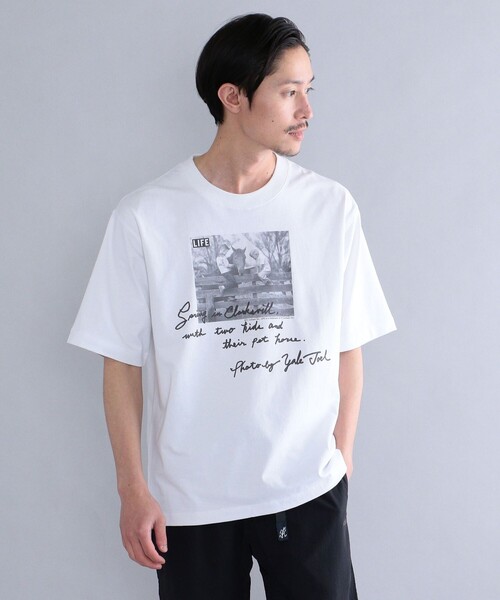 SHIPS(シップス)の「SHIPS: LIFE MAGAZINE フォトプリント Tシャツ(Tシャツ/カットソー・メンズ・ホワイト/ライトホワイト/ストーン/ホワイト系/オフホワイト・SMALL/MEDIUM/LARGE/X-LARGE)」の16枚目の写真