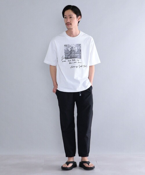 セール】SHIPS: LIFE MAGAZINE フォトプリント Tシャツ（Tシャツ