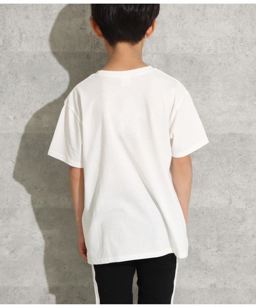 ANAP kids（アナップキッズ）の「リングジップスリットビッグTシャツ（Tシャツ/カットソー・キッズ・ブラック/ホワイト・110cm/130cm/120cm）」の14枚目の写真