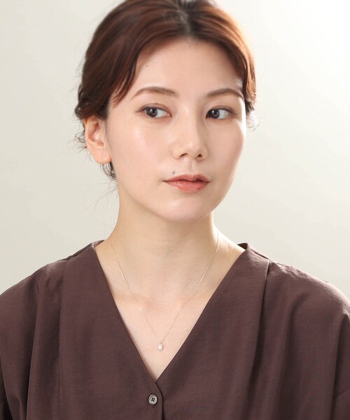 【WEB限定】K10ムーンストーン ネックレス（ネックレス）｜COCOSHNIK（ココシュニック）