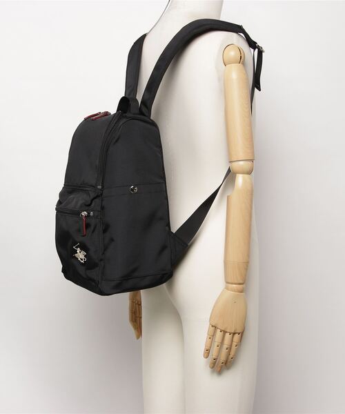 BEVERLY HILLS POLO CLUB（ビバリーヒルズポロクラブ）の「【Beverly Hills Polo Club/ビバリーヒルズポロクラブ】ポロ リュック（バックパック/リュック・レディース・ネイビー/ブラック・FREE）」の7枚目の写真