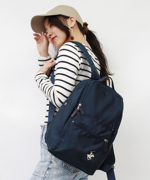 BEVERLY HILLS POLO CLUB（ビバリーヒルズポロクラブ）の「【Beverly Hills Polo Club/ビバリーヒルズポロクラブ】ポロ リュック（バックパック/リュック・レディース・ネイビー/ブラック・FREE）」の20枚目の写真